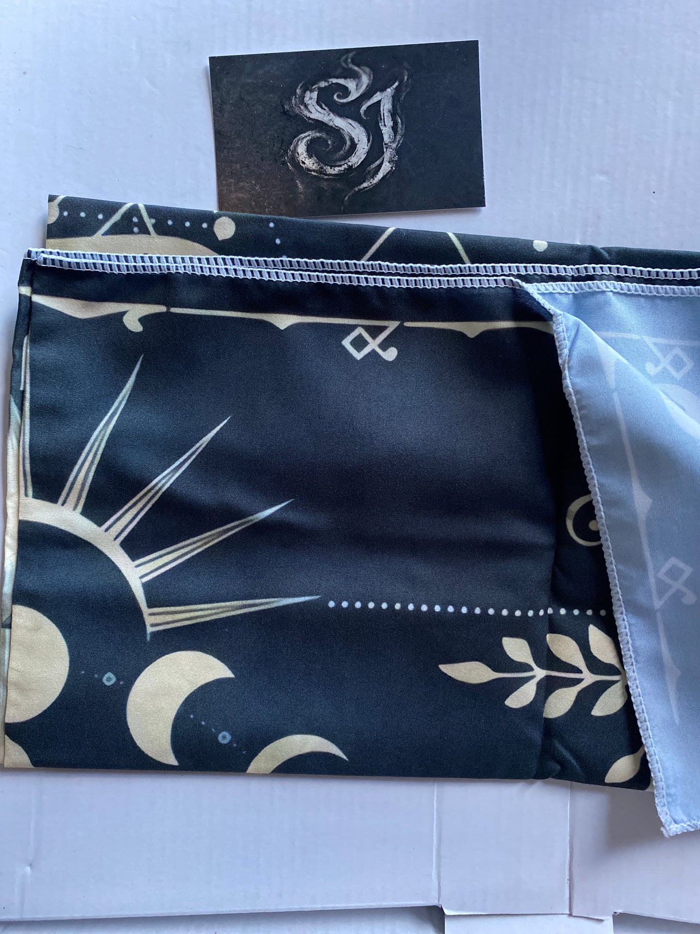 Own Your Power Serpent Tarot Cloth - Kundalini & Lotus