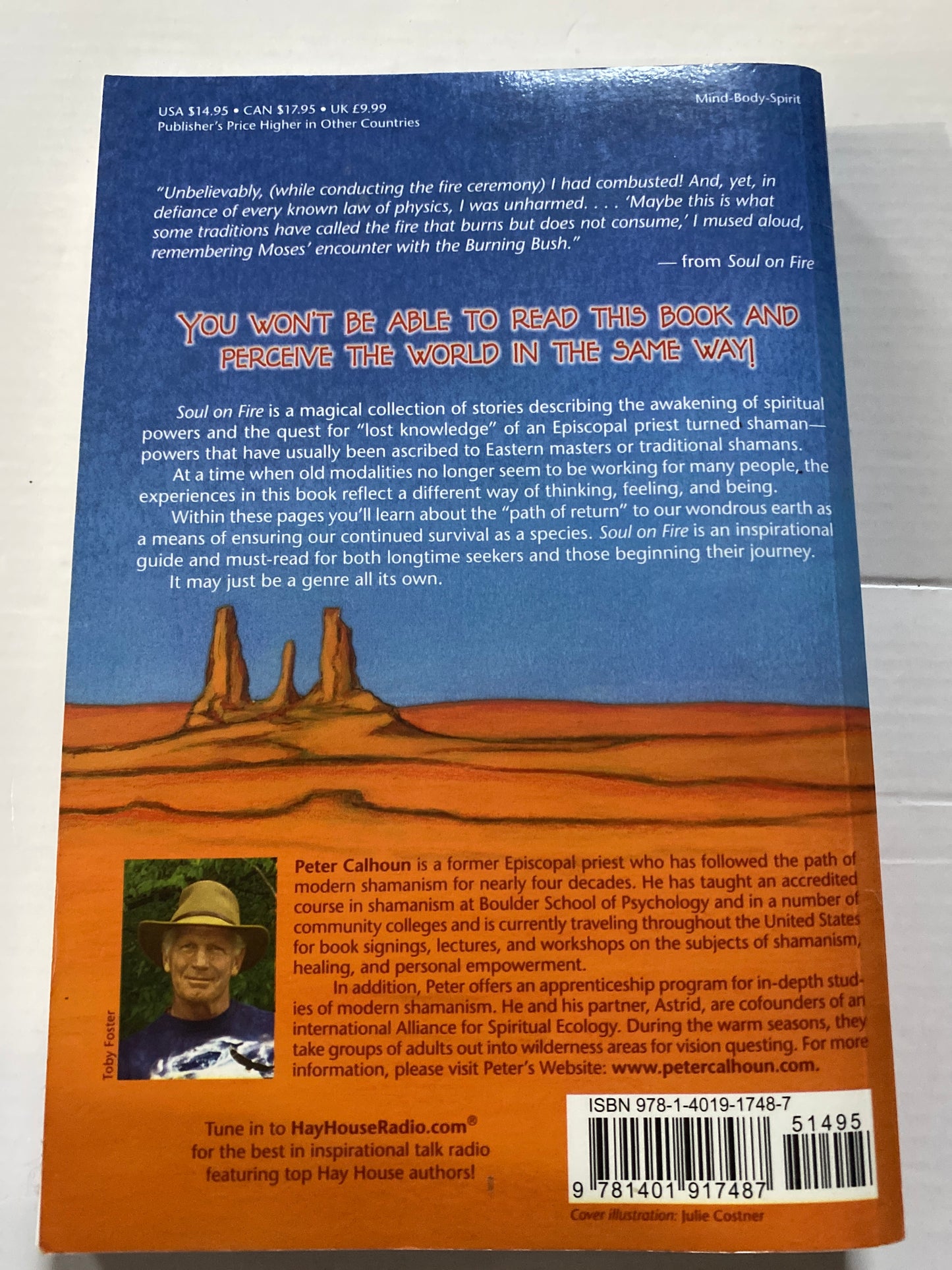 Soul on Fire: A Transformational Journey from Priest to Shaman by Peter Calhoun