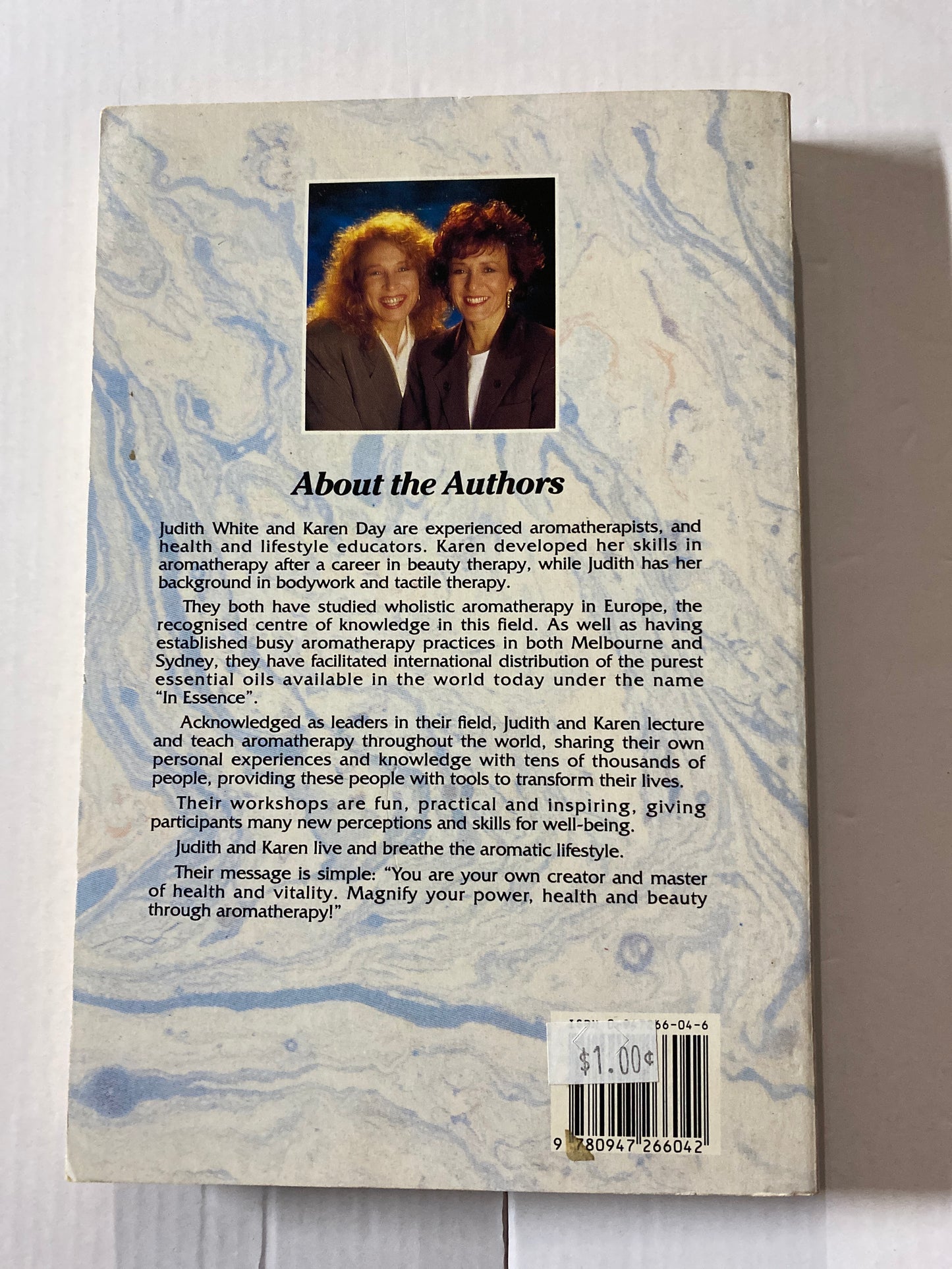 Aromatherapy for Scentual Awareness by Karen White & Judith Downes
