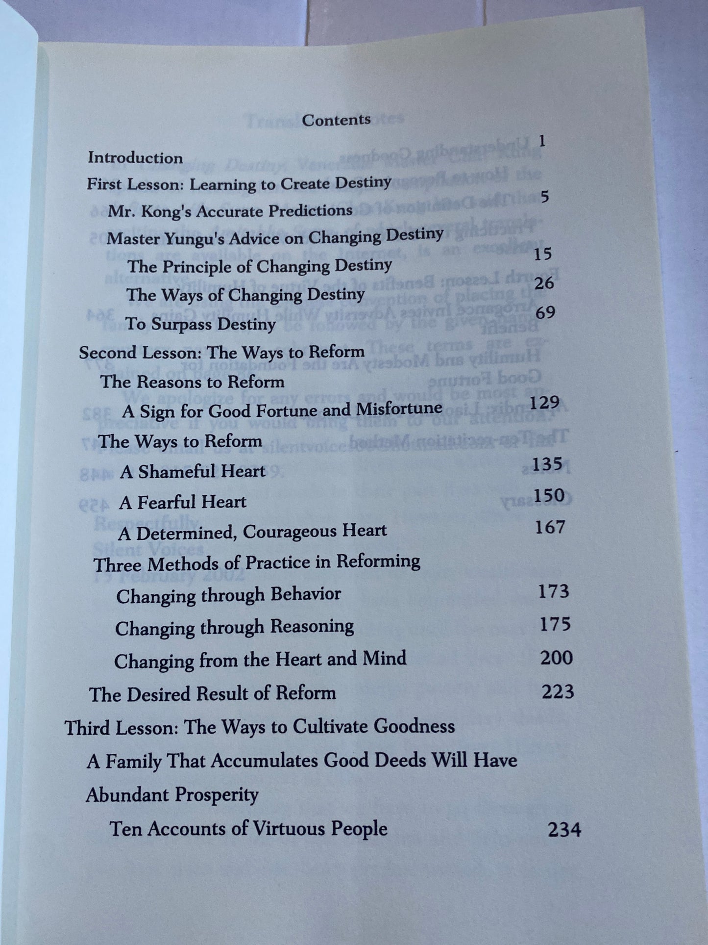 Changing Destiny: Liaofan's Four Lessons by Venerable Master Chin Kung (2nd Edition)
