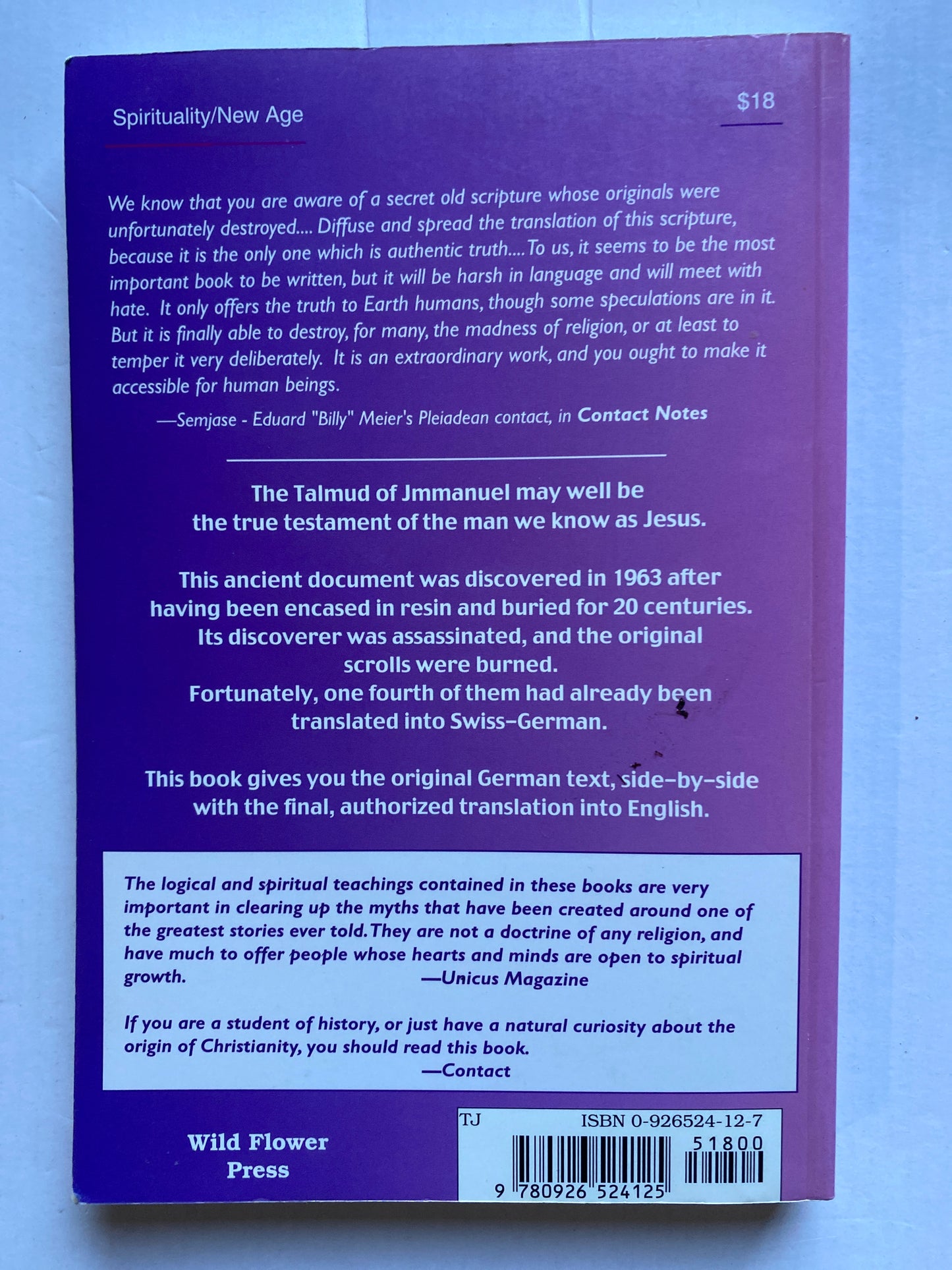 The Talmud of Jmmanuel by Julie H. Ziegler & B.L. Greene