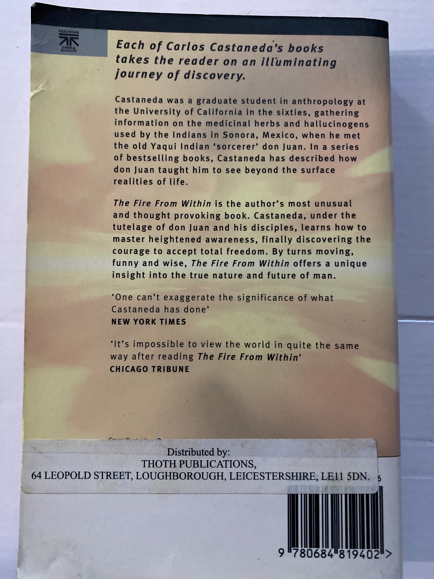 The Fire from Within by Carlos Castaneda