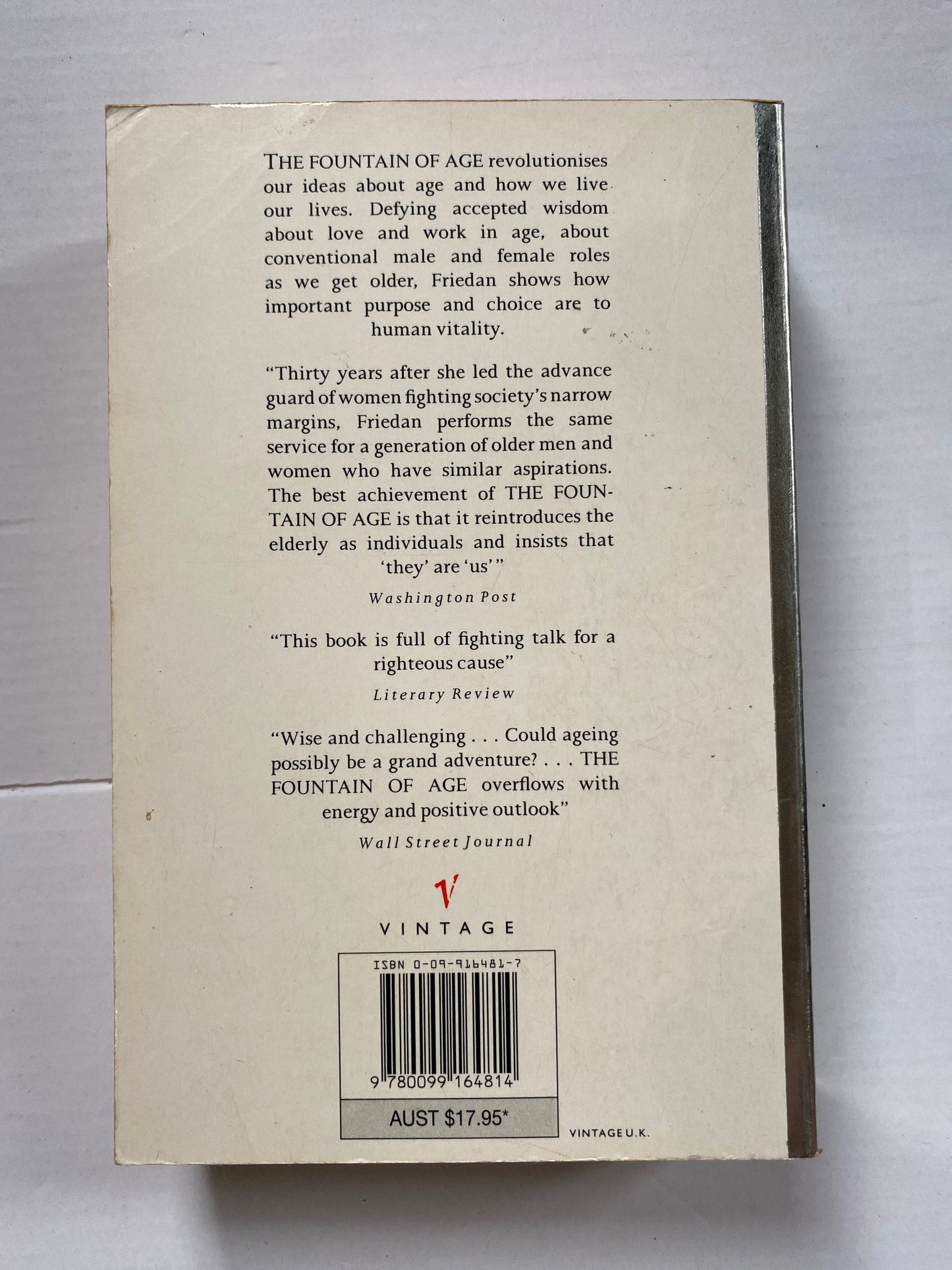 The Fountain of Age by Betty Friedan