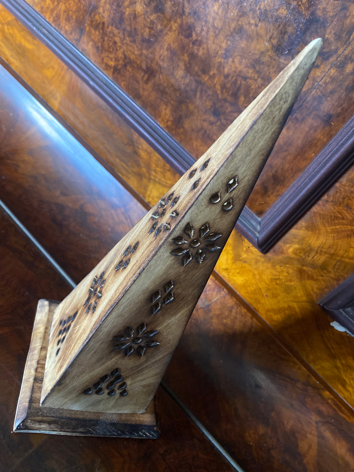 incense burner timber holder
