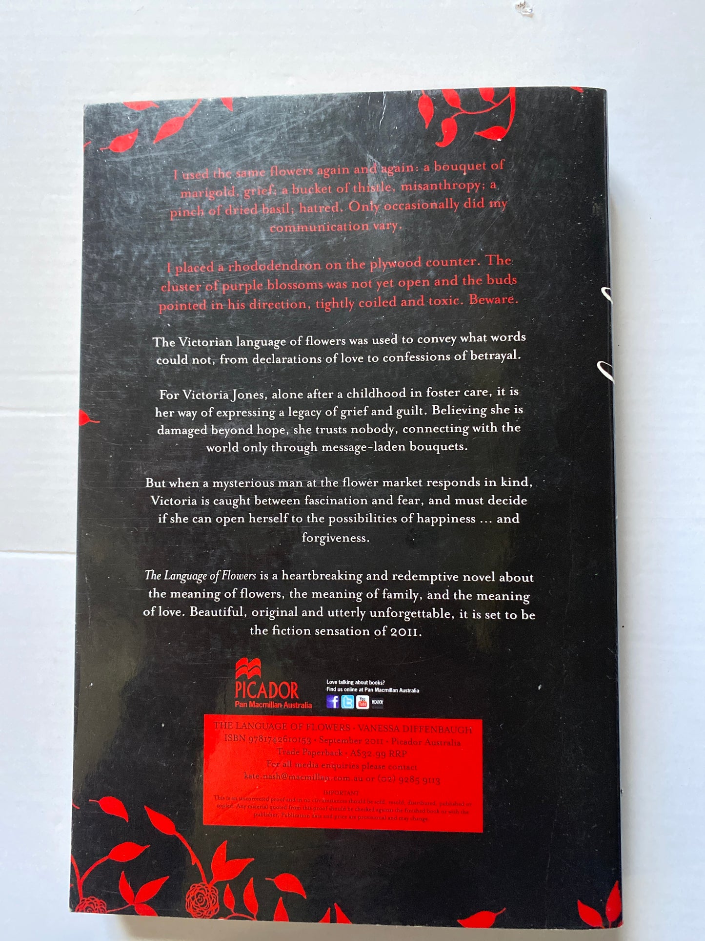 The Language of Flowers by Vanessa Diffenbaugh (2011)