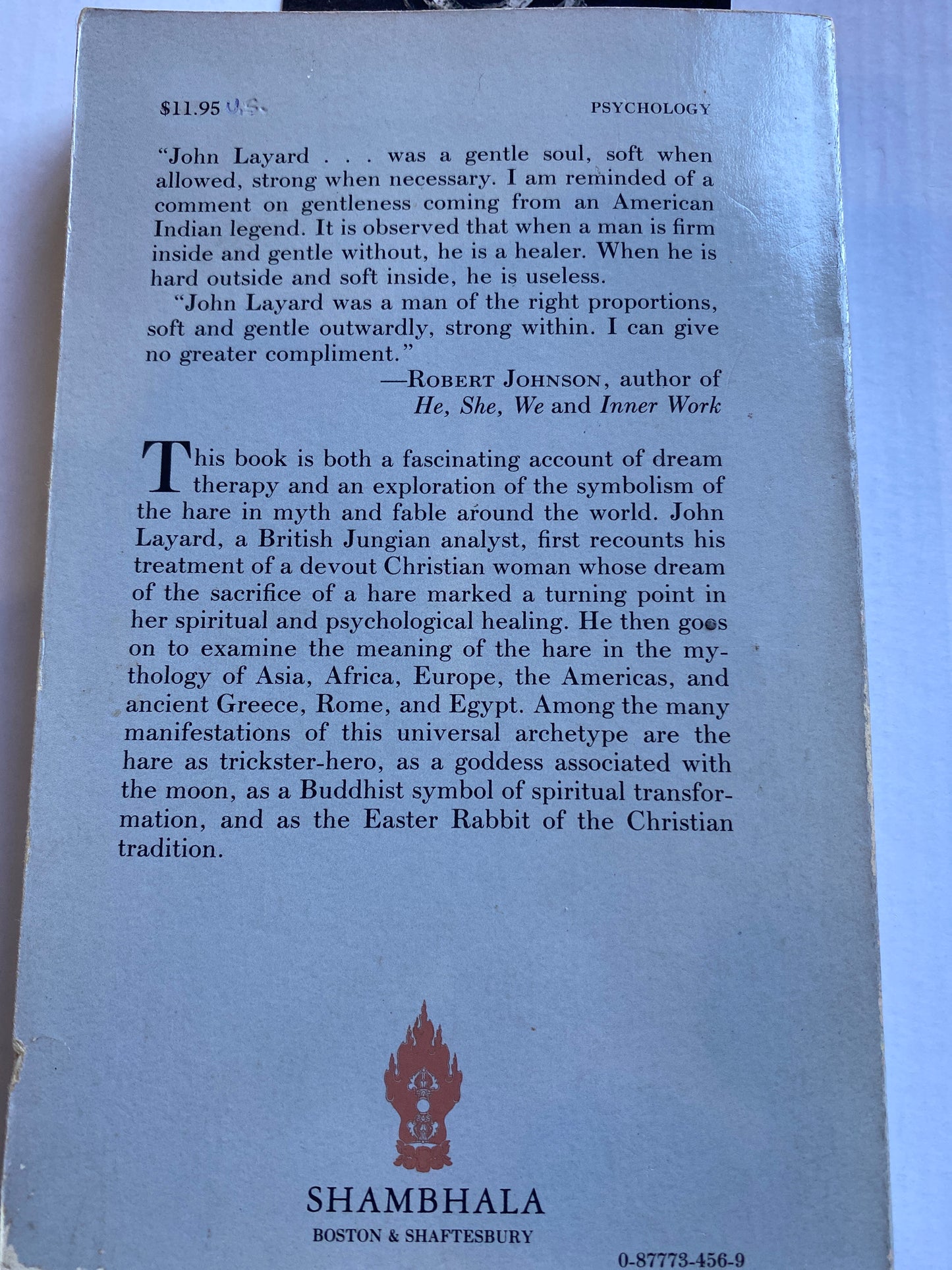 The Lady of the Hare by John Layard 1988 paper back 1st edition