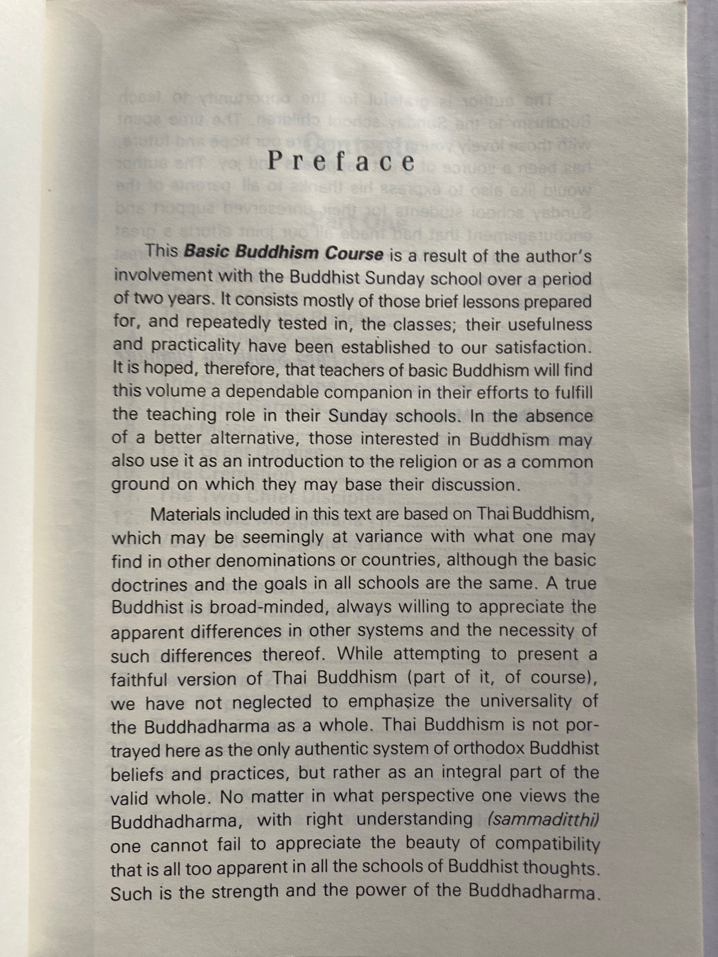 Basic Buddhism Course by Sunthorn Plamintr