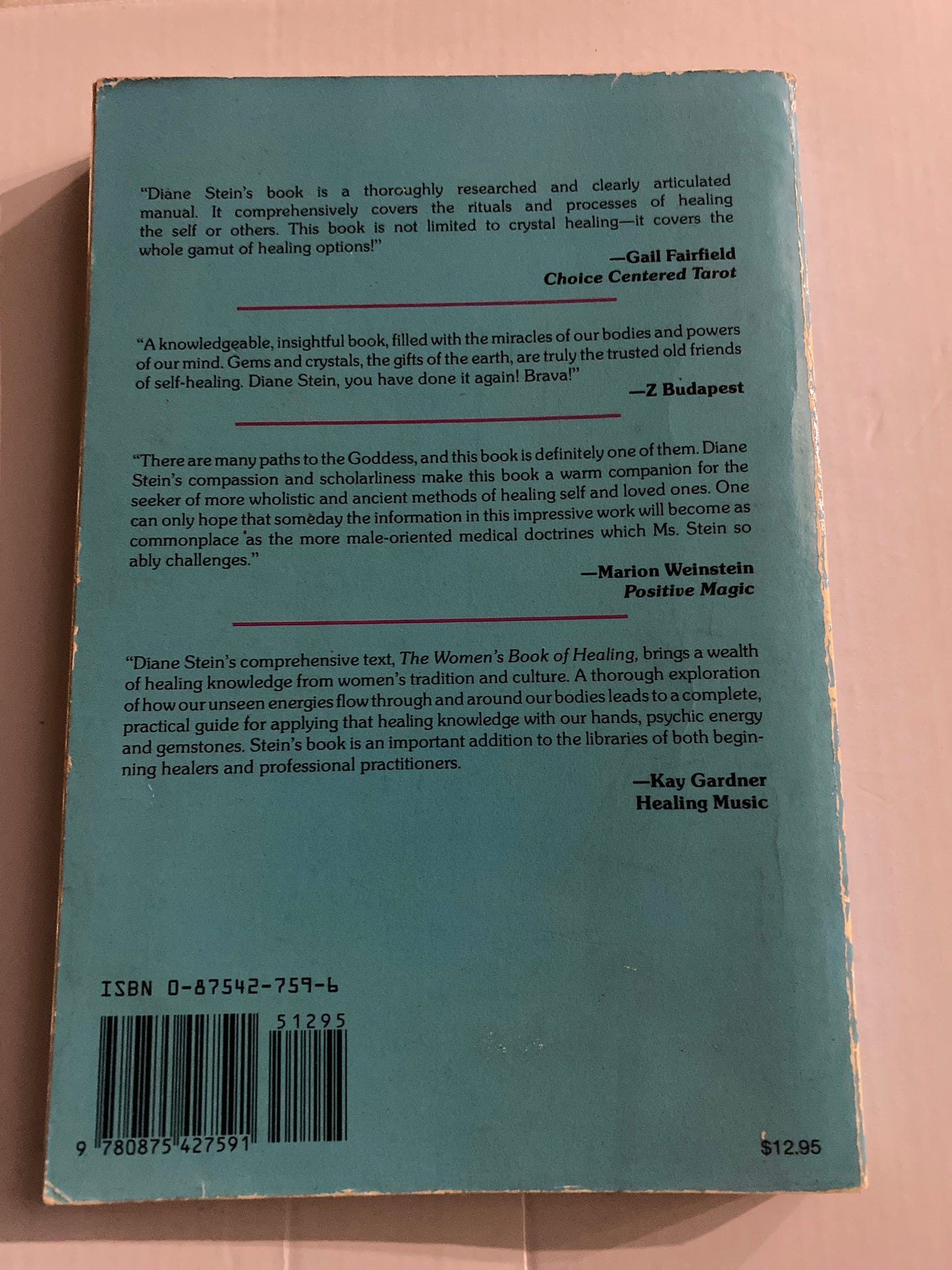 The Women's Book of Healing — Diane Stein 0875427596