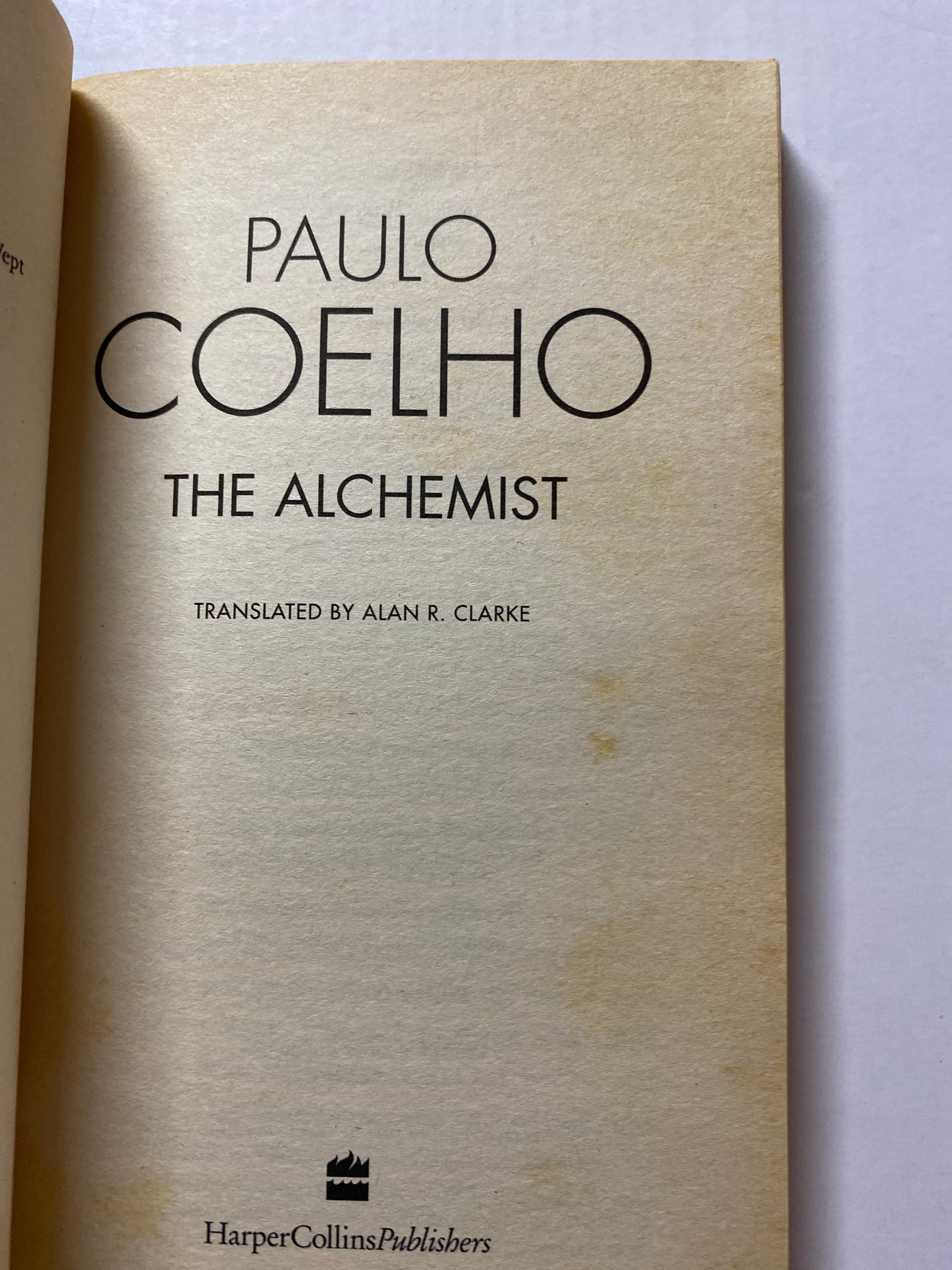 The Alchemist by Paulo Coelho