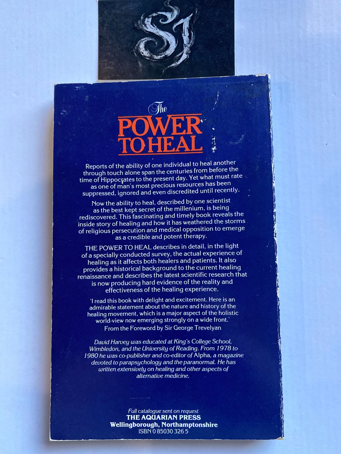 Power to Heal by David Harvey 1983 Paperback by Sterling publishing