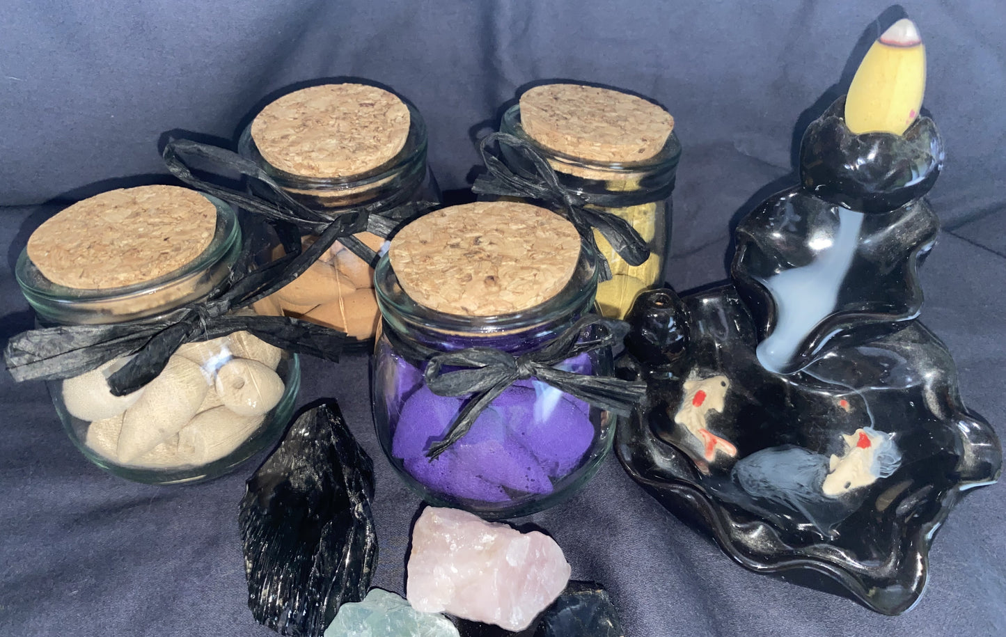 Natural Backflow Incense Cone Fragrant Incense Cones Sandalwood/Lavender/Eaglewood/Jasmine Handmade
