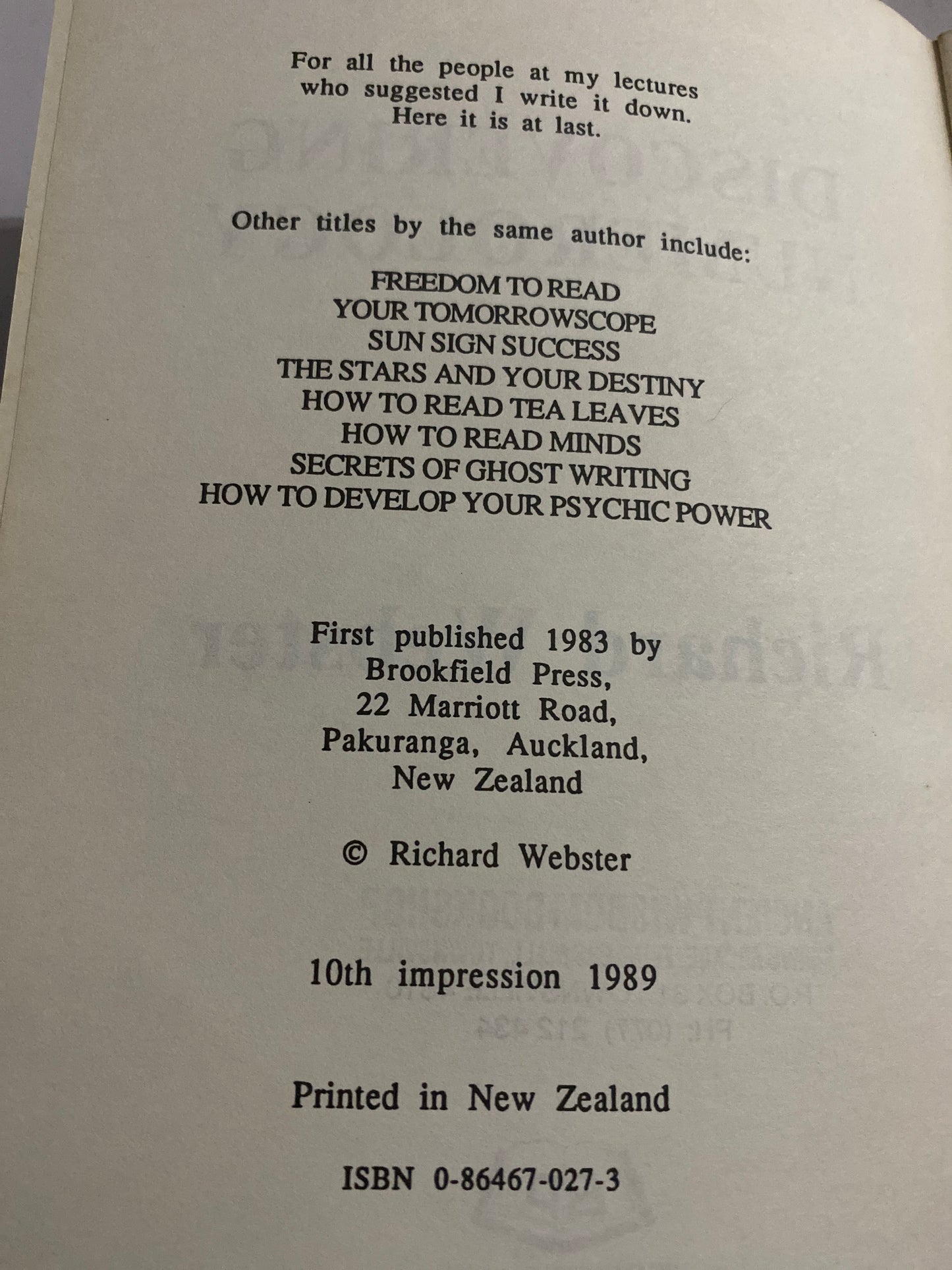 Discovering Numerology – Richard Webster