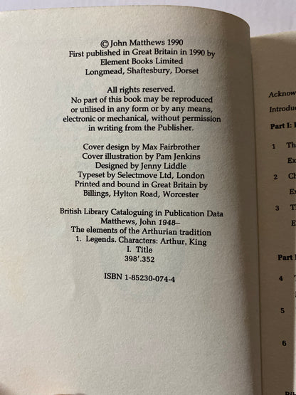 The Elements of the Grail Tradition (Elements of Series) by John Matthews