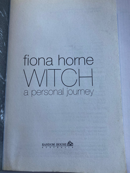 Witch: A Personal Journey by Fiona Horne (Good Condition) #102