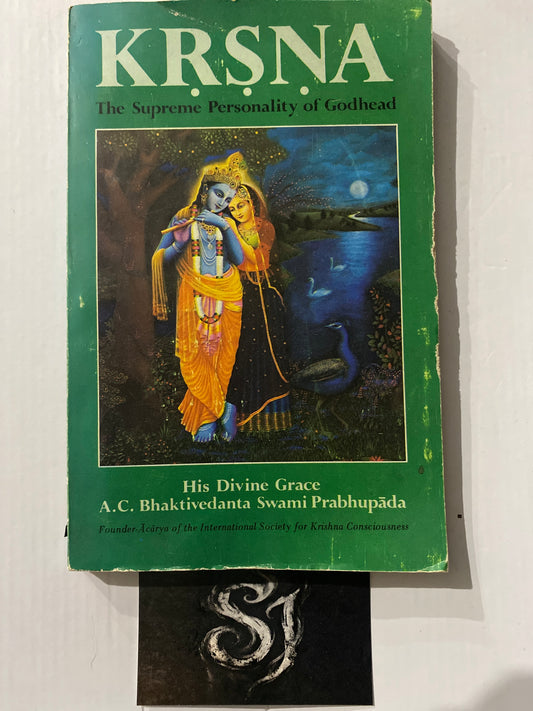 Krsna by A.C. Bhaktivedanta Swami Prabhupada Vintage Collectable 1970