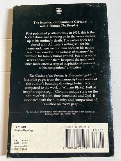 The Garden of the Prophet (Arkana) by Kahlil Gibran