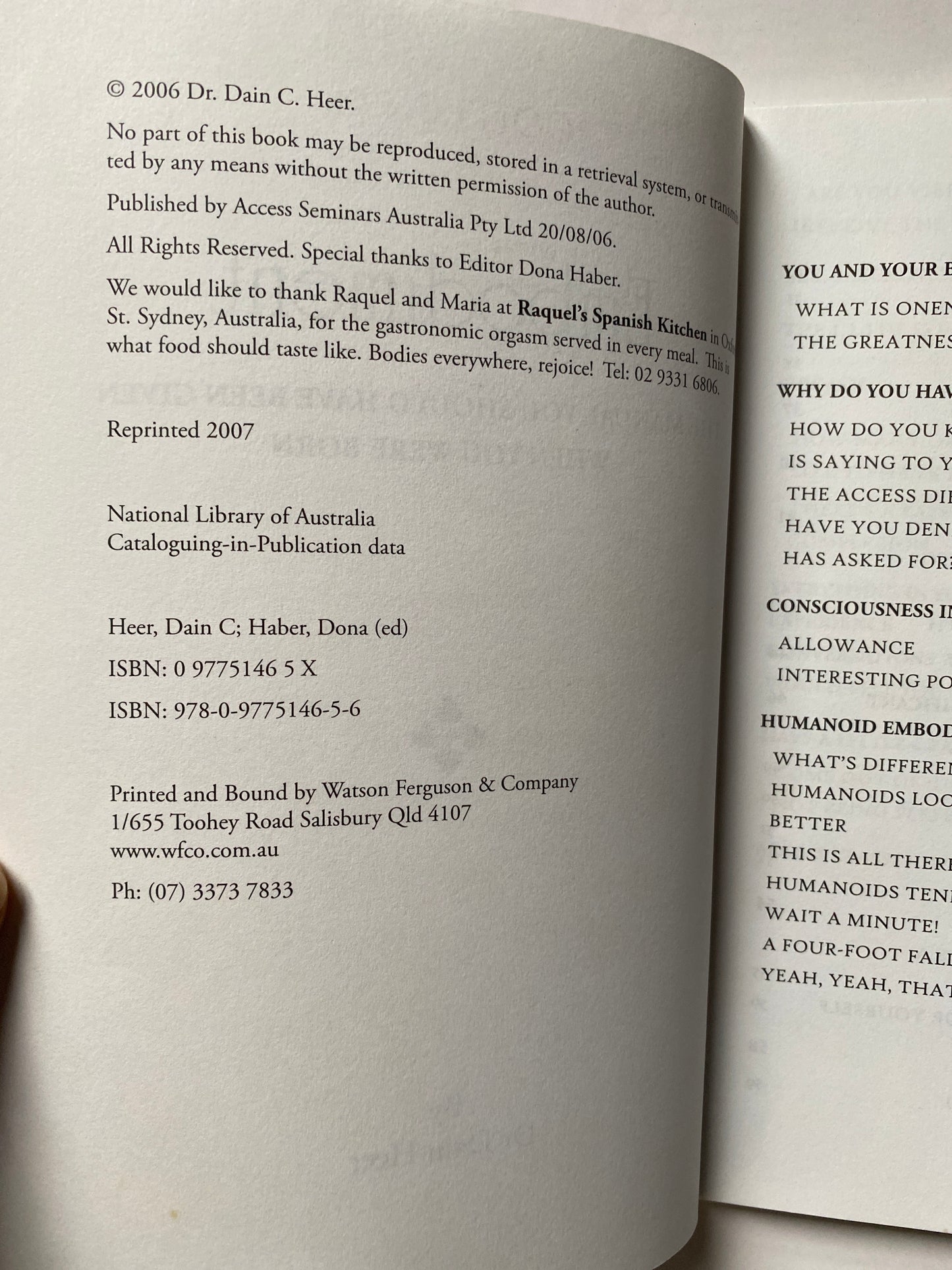 Embodiment: The Manual You Should Have Been Given When You Were Born by Dain Heer