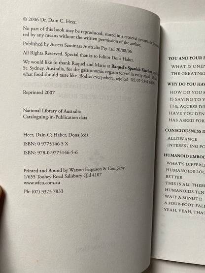Embodiment: The Manual You Should Have Been Given When You Were Born by Dain Heer