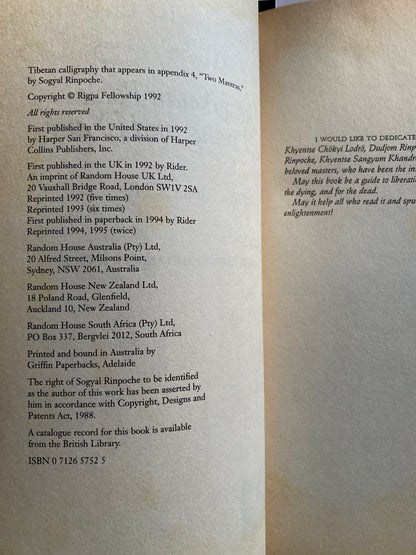 The Tibetan Book of Living and Dying by Sogyal Rinpoche (1995)