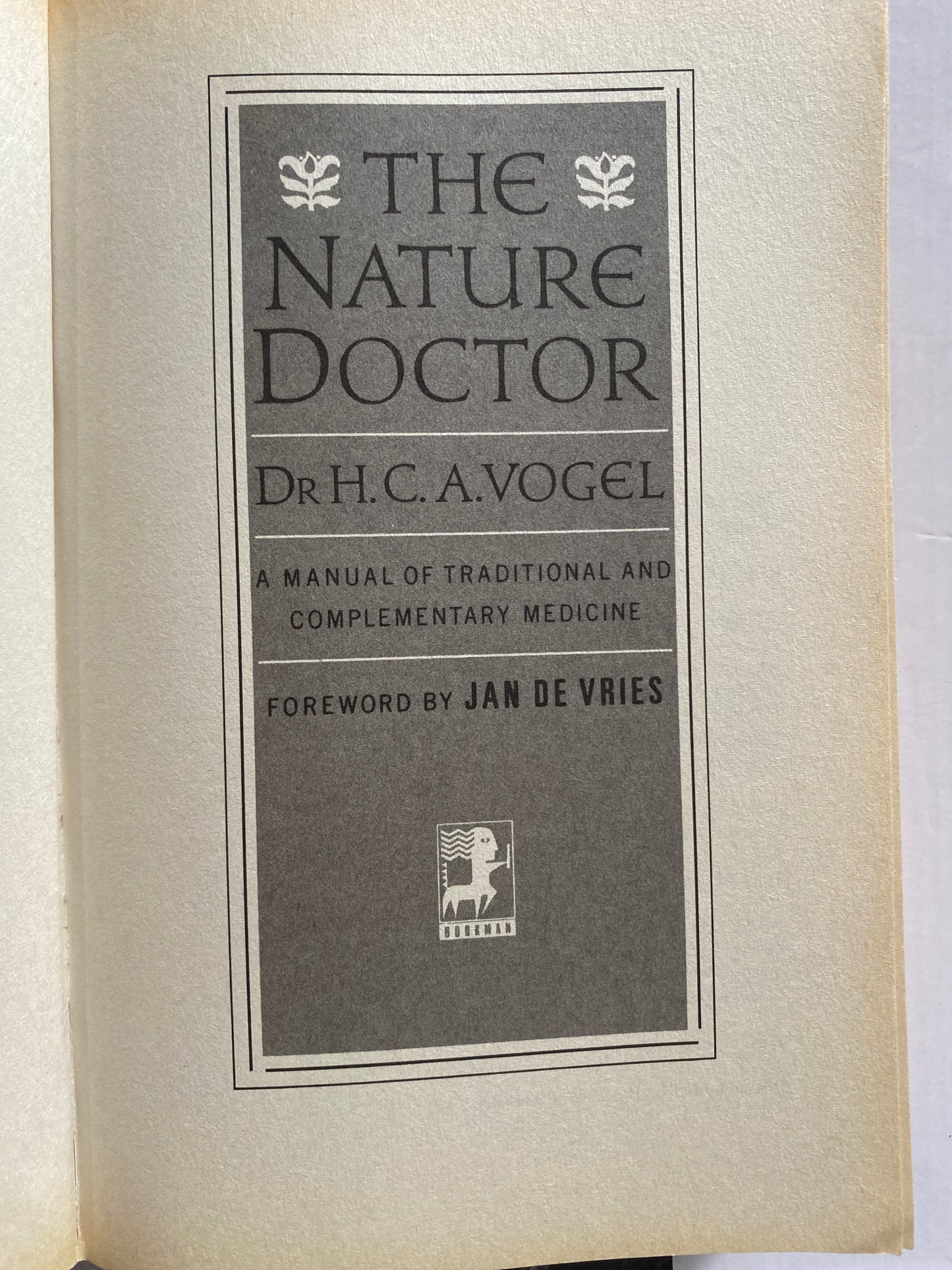 The Nature Doctor by Alfred Vogel
