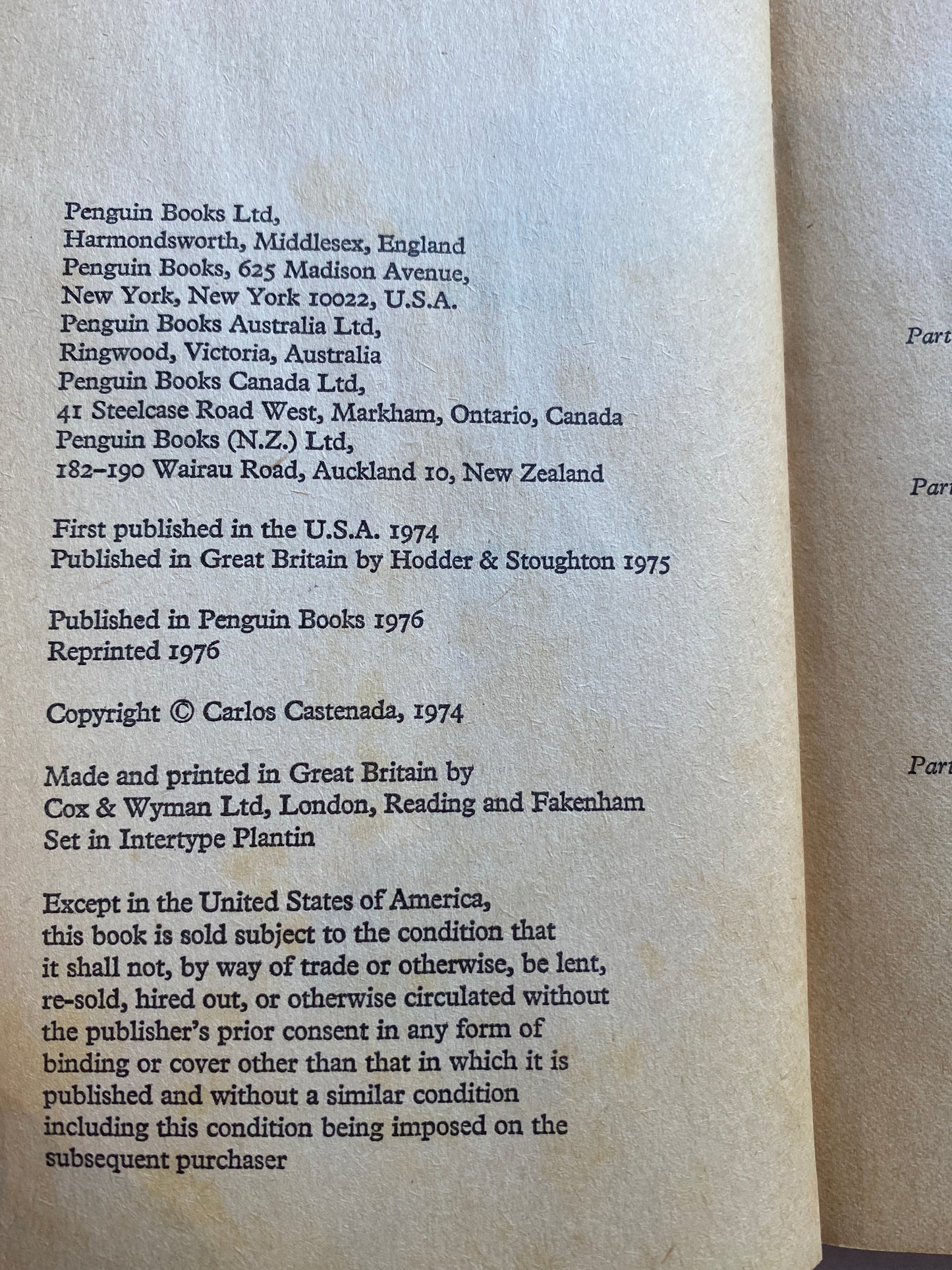Tales of Power by Carlos Castaneda