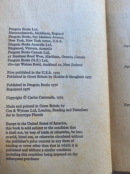 Tales of Power by Carlos Castaneda