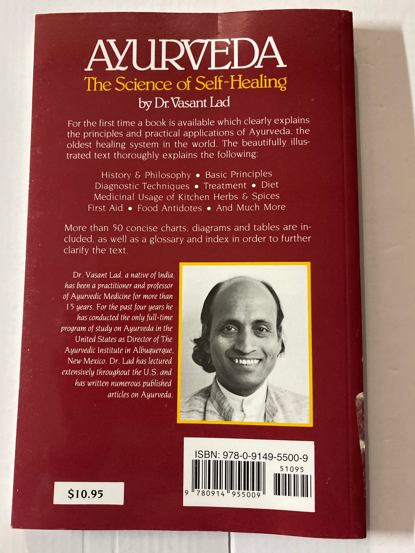 Ayurveda: The Science of Self Healing: A Practical Guide by Vasant Lad