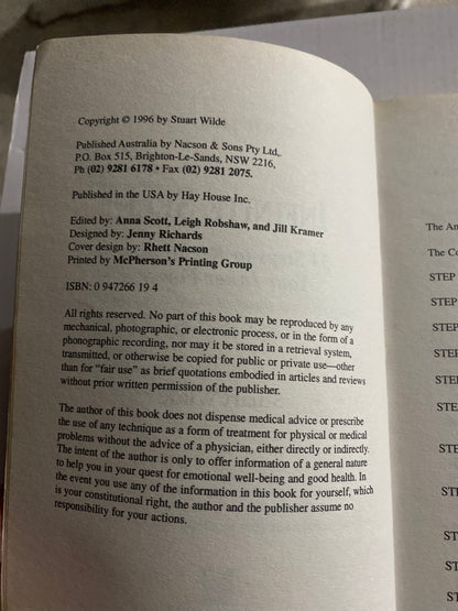 Infinite self by Stuart Wilde ISBN0947266194