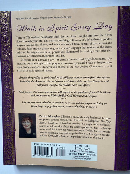 The Goddess Companion: Daily Meditations on the Feminine Spirit by Patricia Monag (1999)han