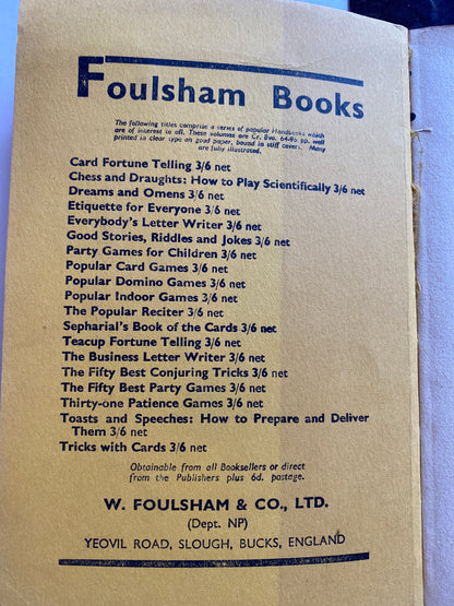 Card Fortune Telling: A Comparative Study of the Best Ancient and Modern Methods by C. Thorpe