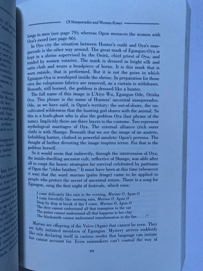 Oya: In Praise of the Goddess by Judith Gleason