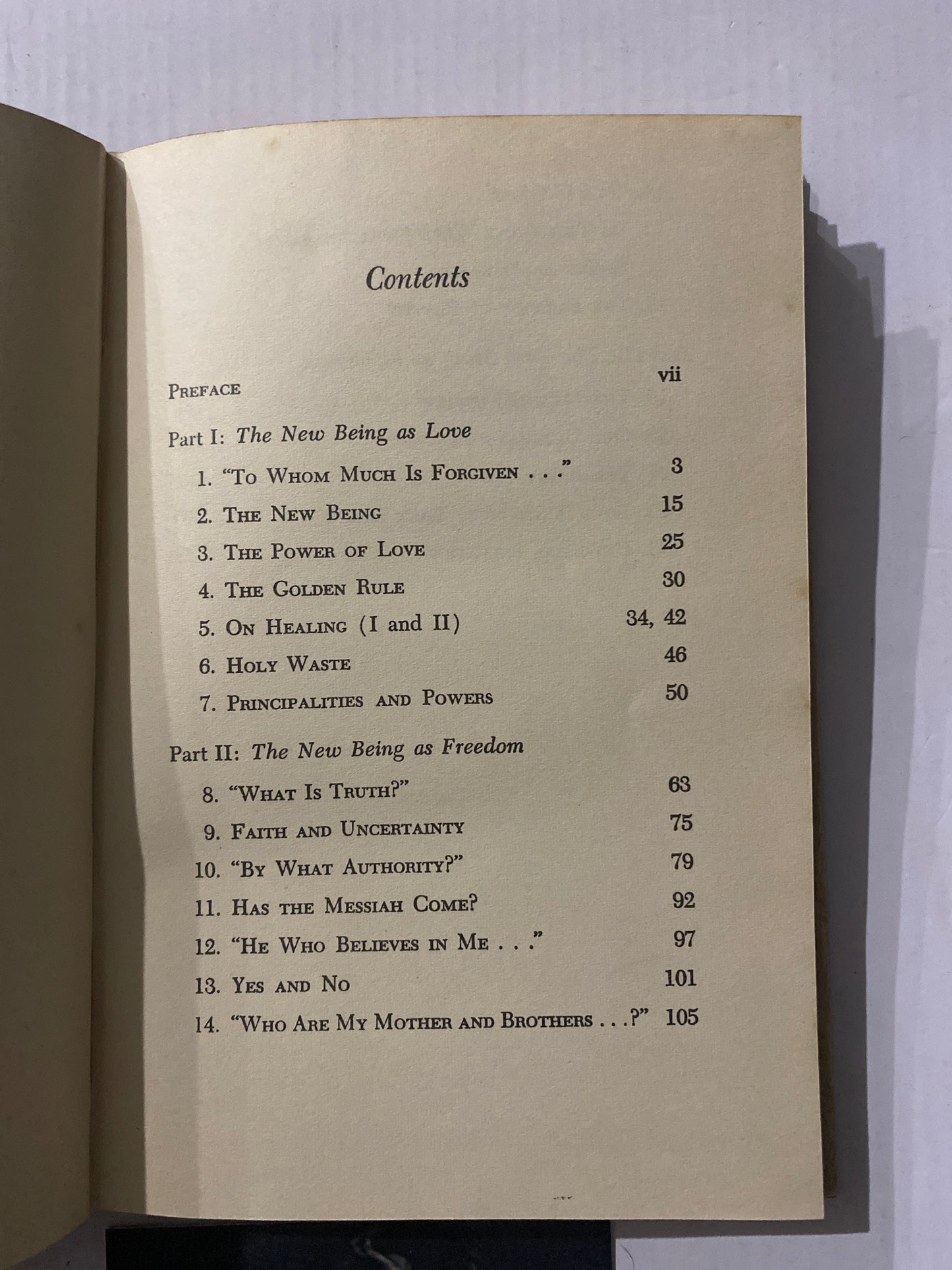 The New Being by Paul Tillich