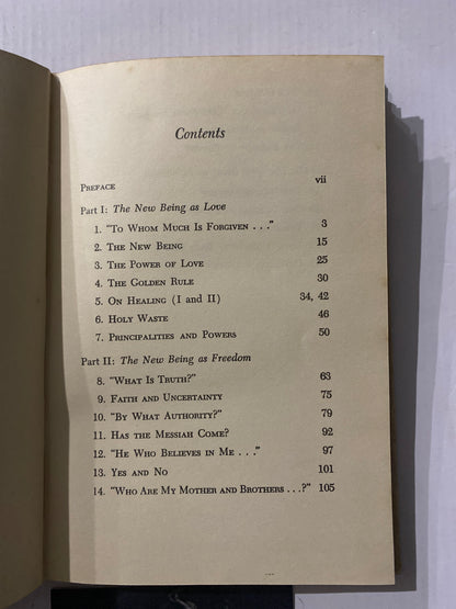 The New Being by Paul Tillich