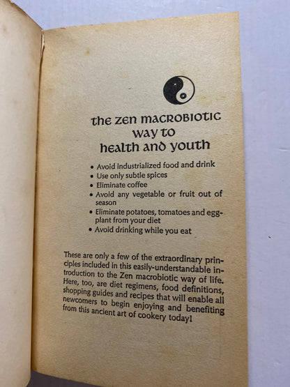 Zen Macrobiotic Cooking by Michel Abehsera (1983)