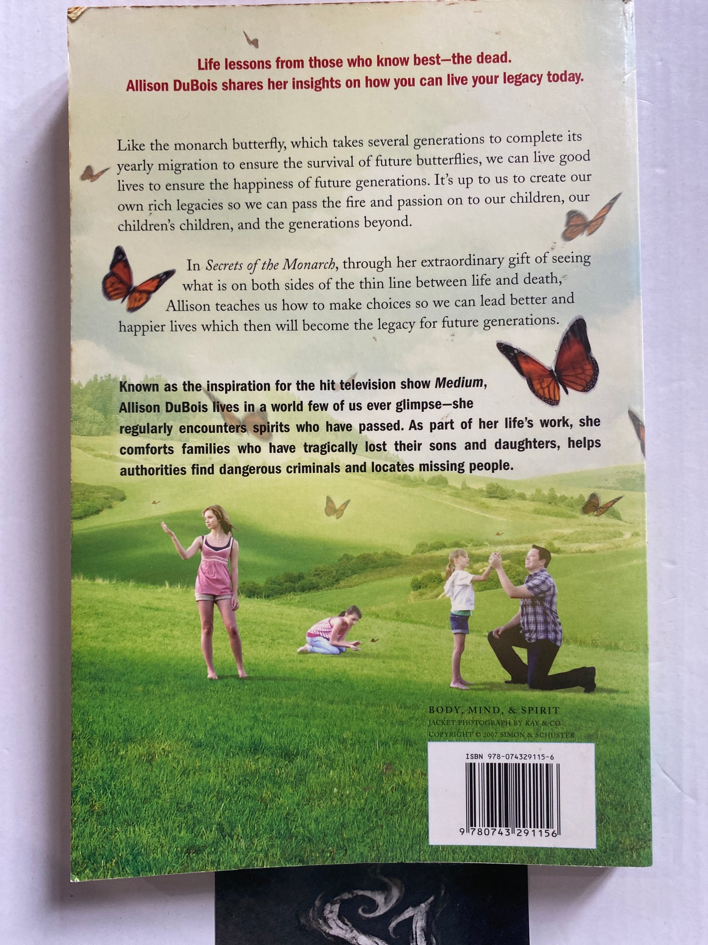 Secrets of the Monarch by Allison DuBois