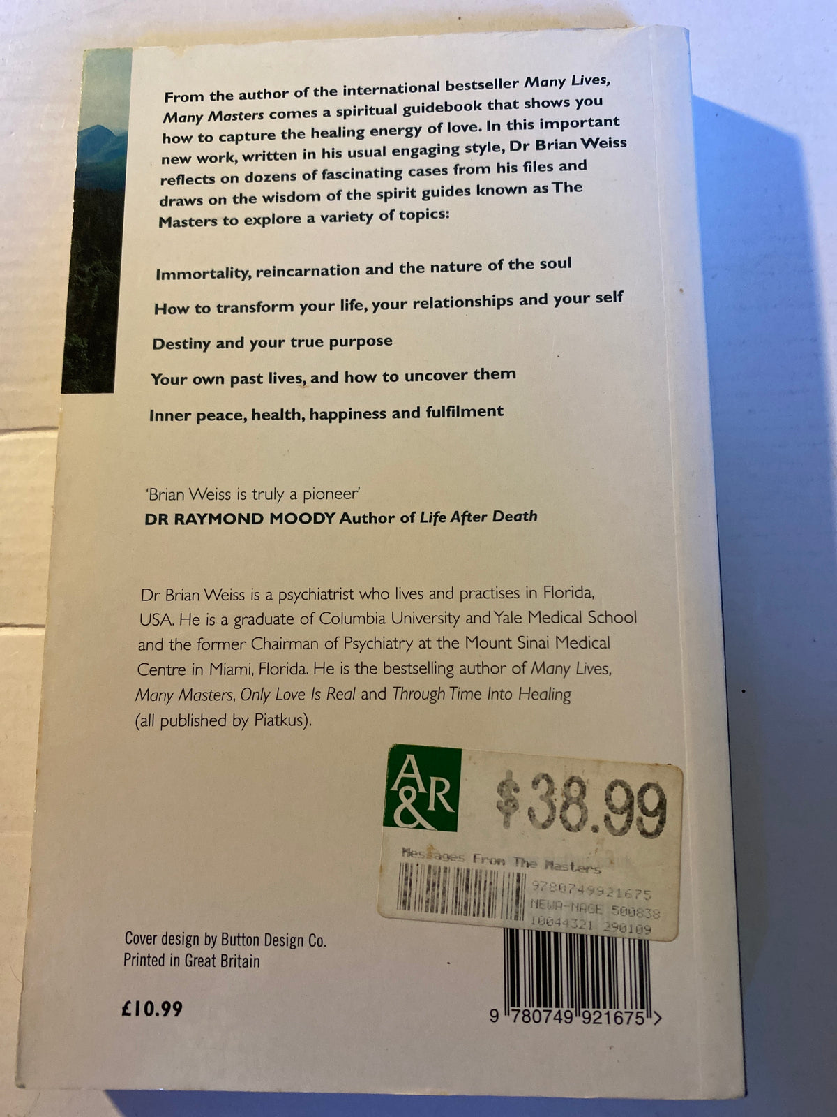 Messages from the Masters by Brian Weiss | Pre-Loved Paperback