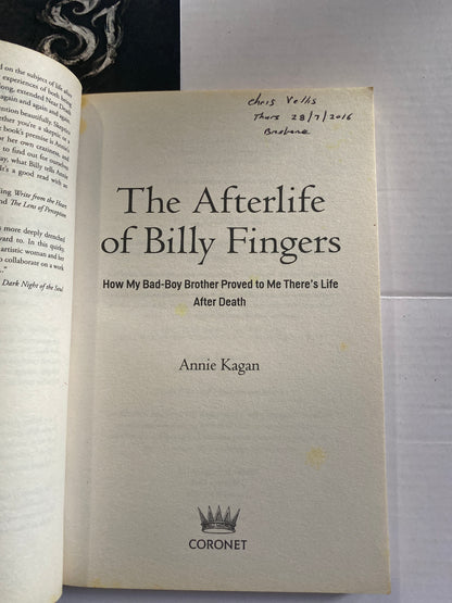 The Afterlife of Billy Fingers by Annie Kagan
