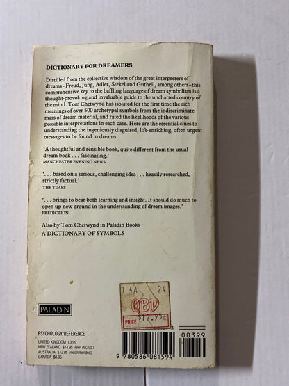 Dictionary for Dreamers by Tom Chetwynd