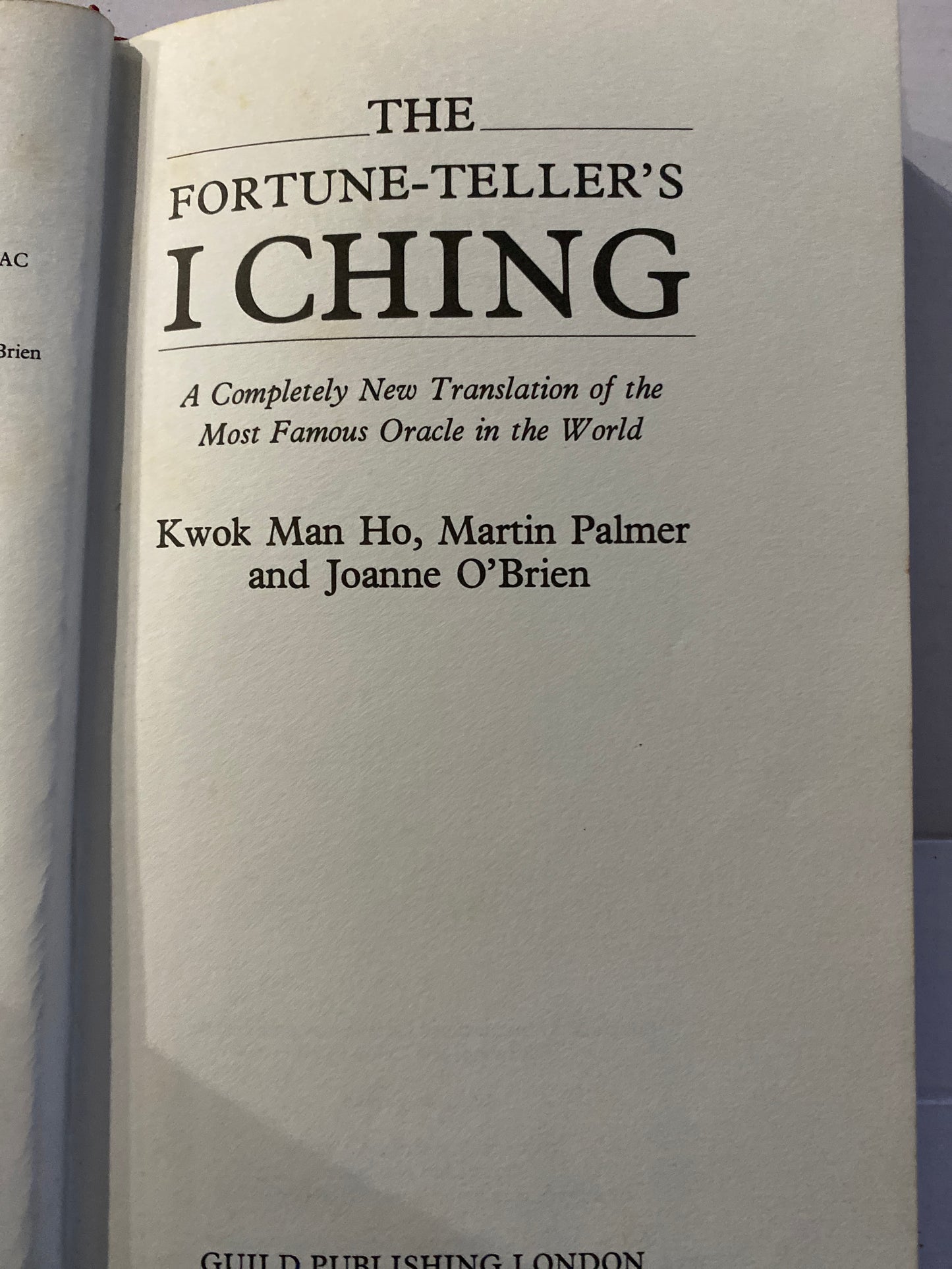Fortune Teller's Ching by Martin Palmer