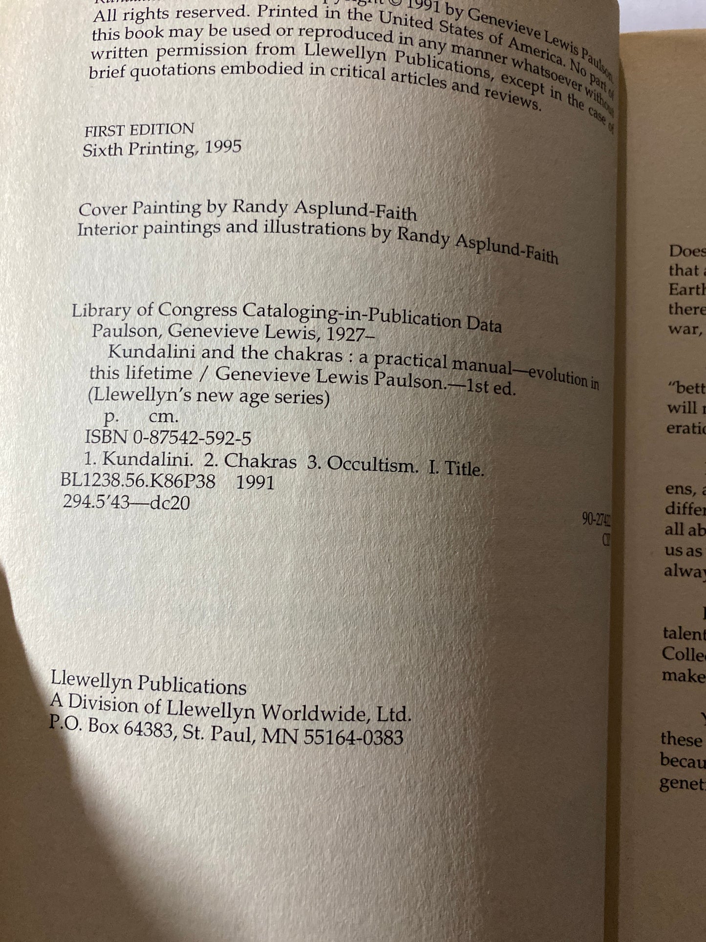 Kundalini & the Chakras: Evolution in this Lifetime by Genevieve L. Paulson