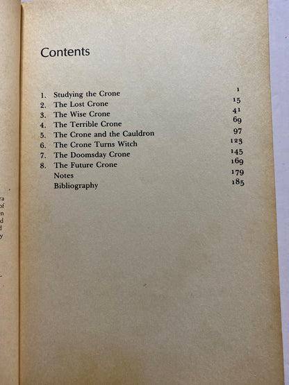 The Crone: Woman of Age, Wisdom, and Power by Barbara G. Walker