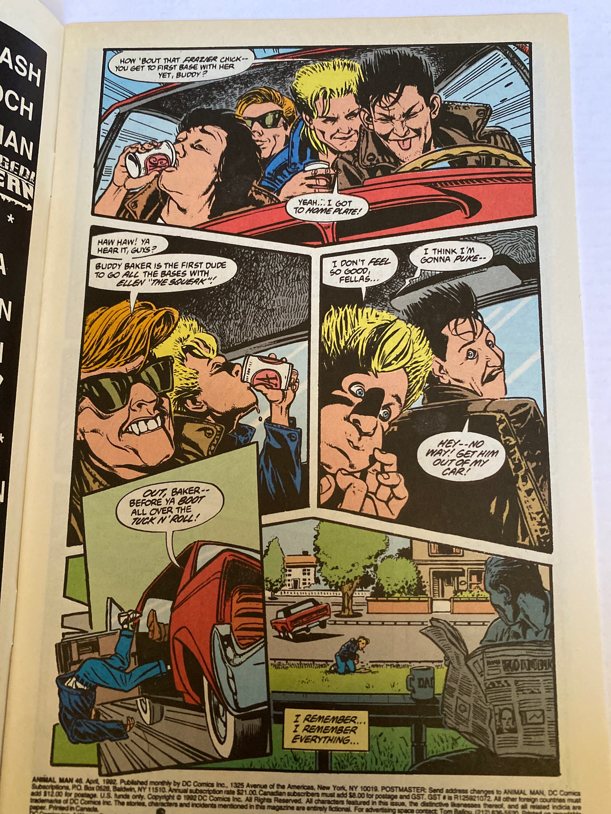 Animal Man – DC Comics, April 1992