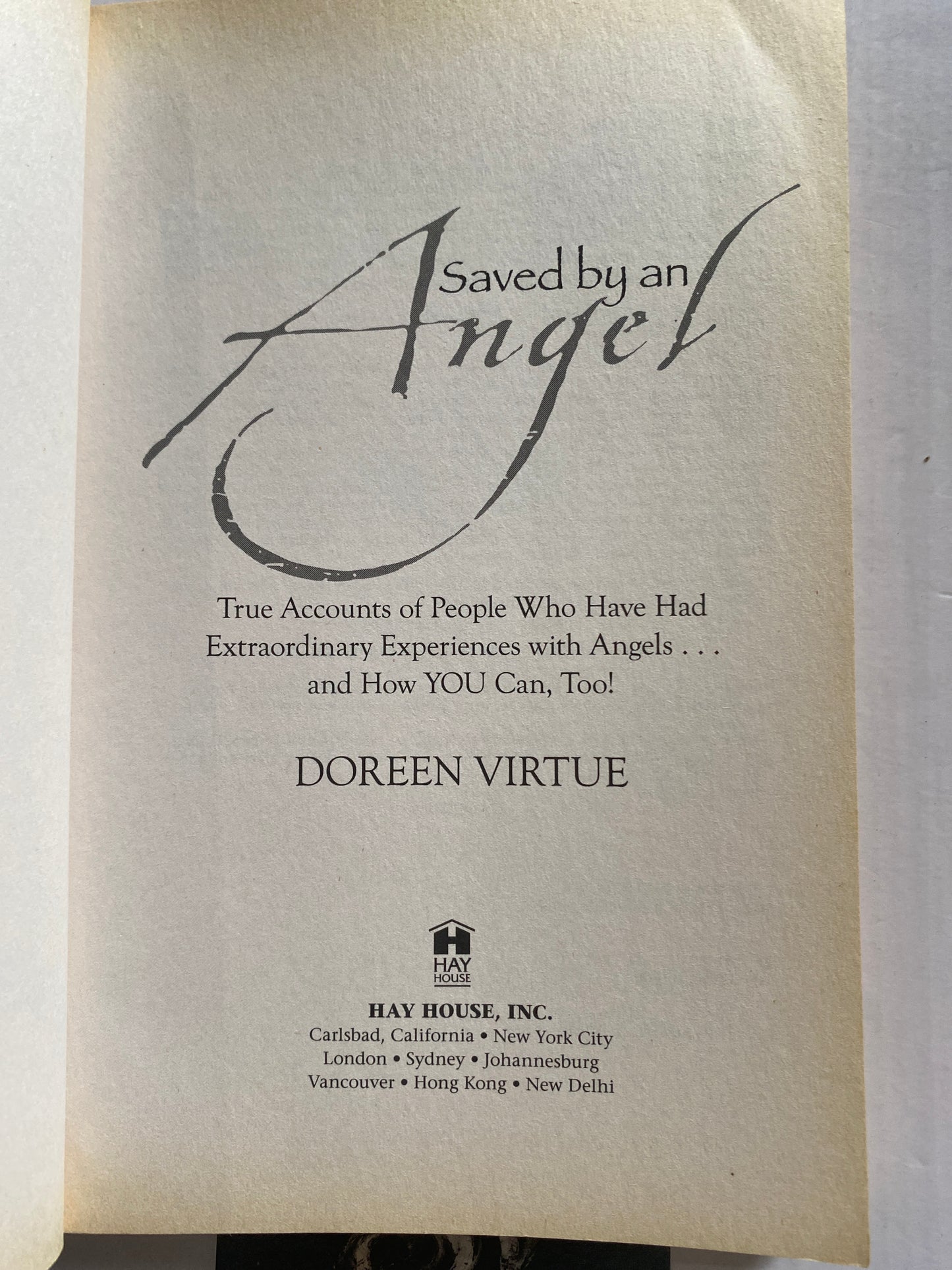 Saved By An Angel by Doreen Virtue