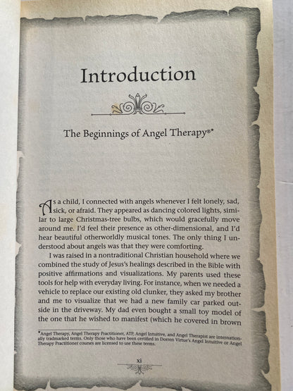 The Angel Therapy Handbook by Doreen Virtue