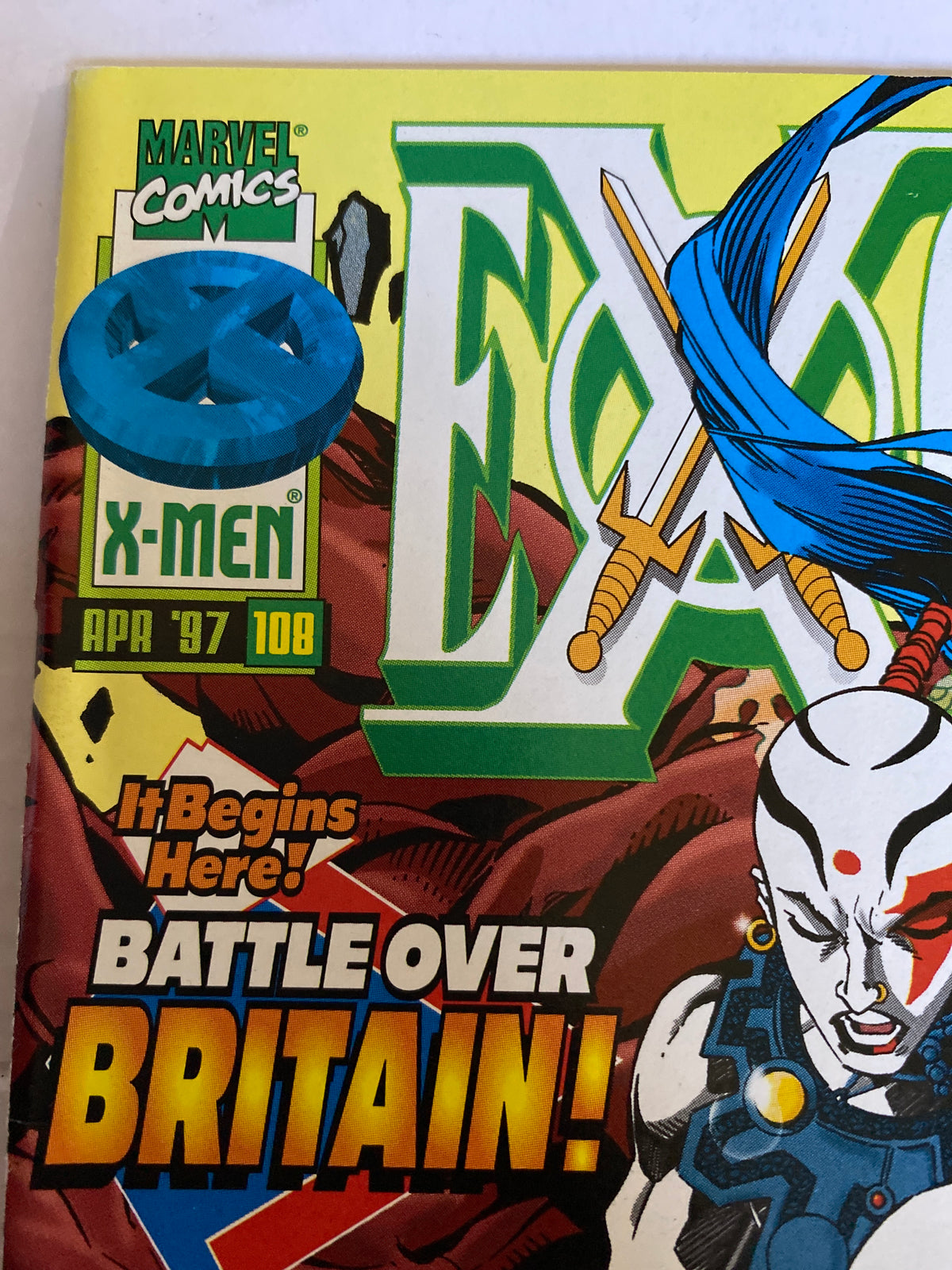 Excalibur Comic – Marvel X-Men Battle over Britain, April 1997 | Vintage