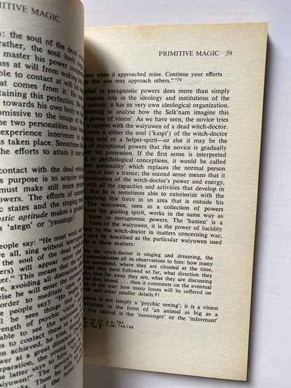 Primitive Magic: The Psychic Powers of Shamans and Sorcerers by Ernesto De Martino