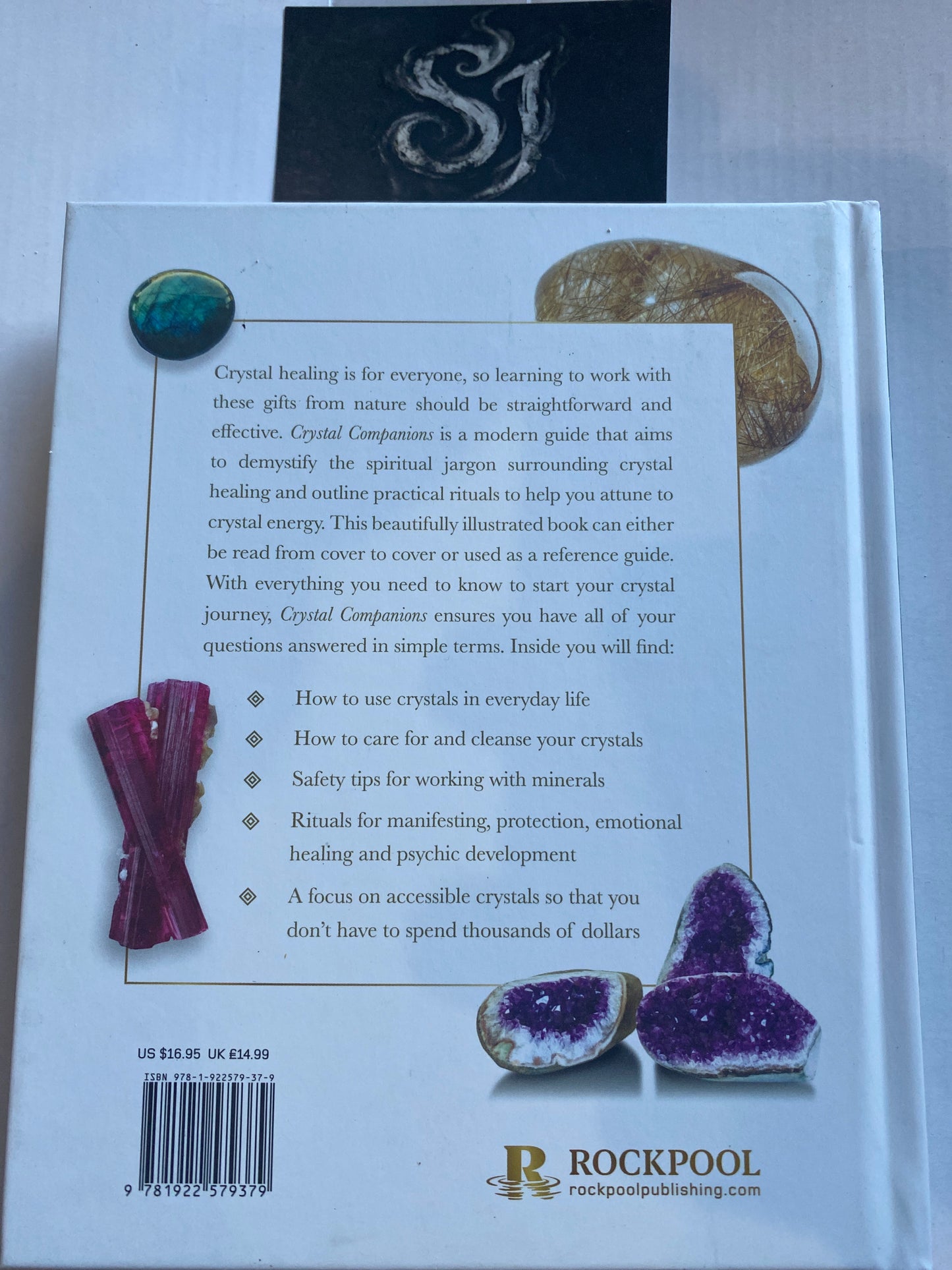 Crystal Companions Book and Card Bundle: An A–Z Guide by Jessica Lahoud plus bundle flash cards brand new