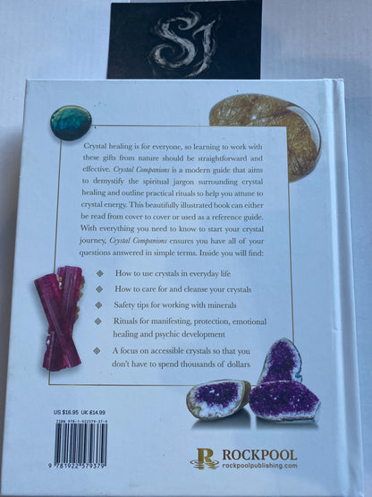 Crystal Companions Book and Card Bundle: An A–Z Guide by Jessica Lahoud plus bundle flash cards brand new