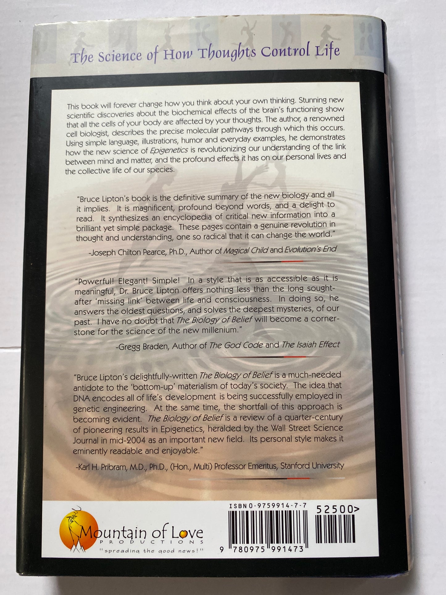 The Biology of Belief by Bruce H. Lipton