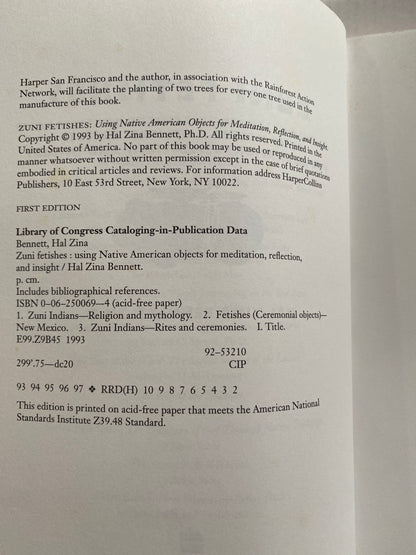 Zuni Fetishes by Hal Zina Bennett